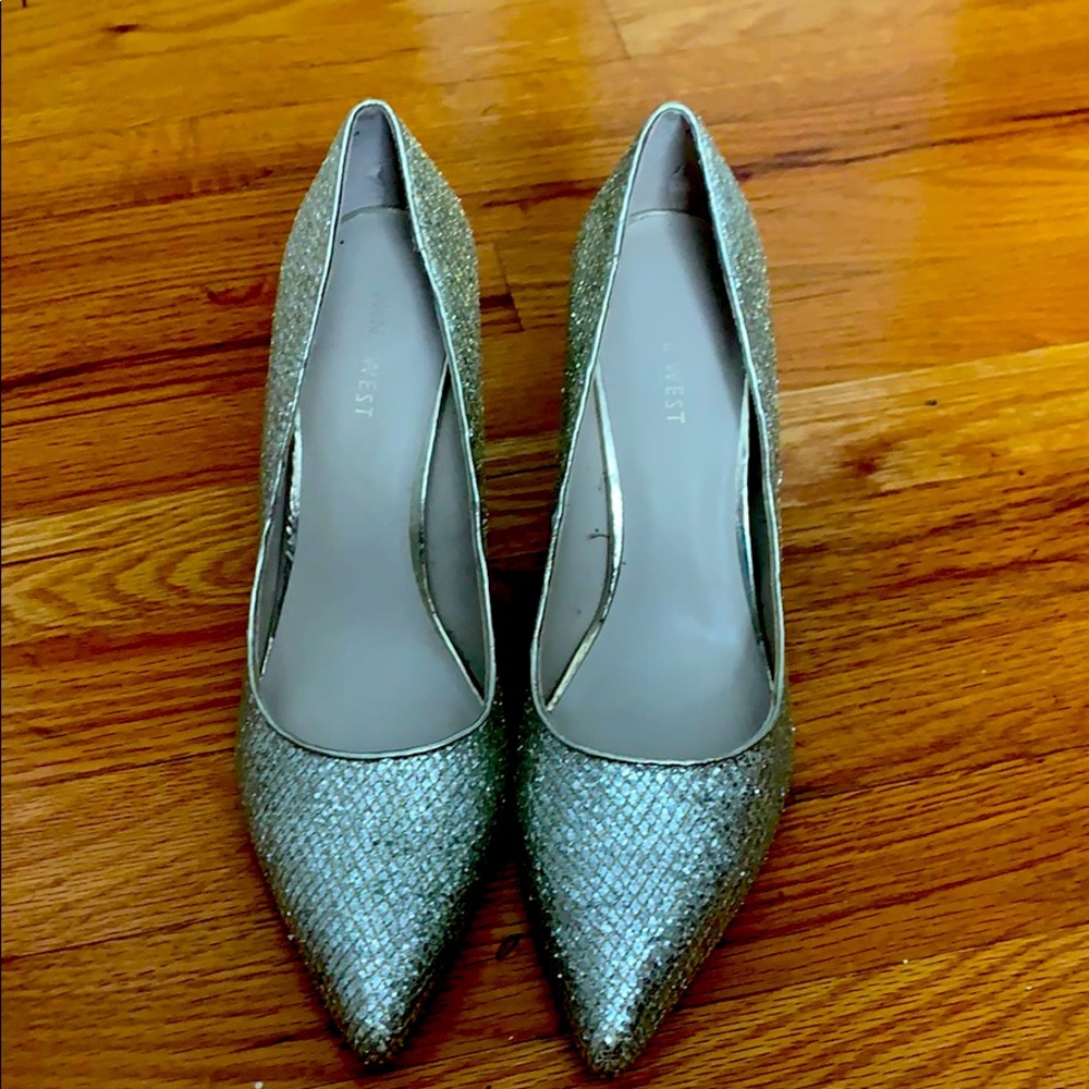 Nine West sparkling pumps